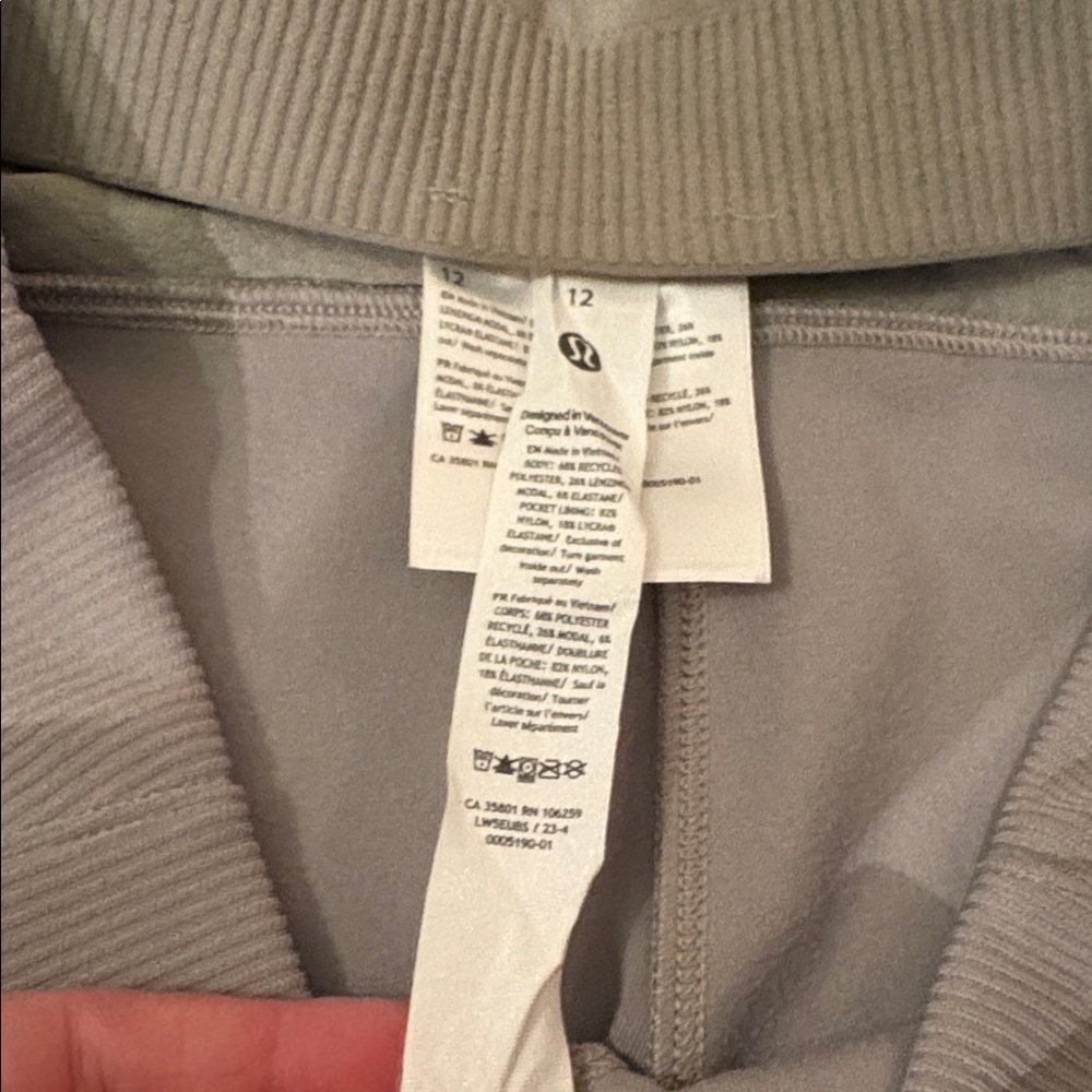 Lululemon Ribbed Softstreme High Rise Zip Leg Pants - Picture 5 of 8
